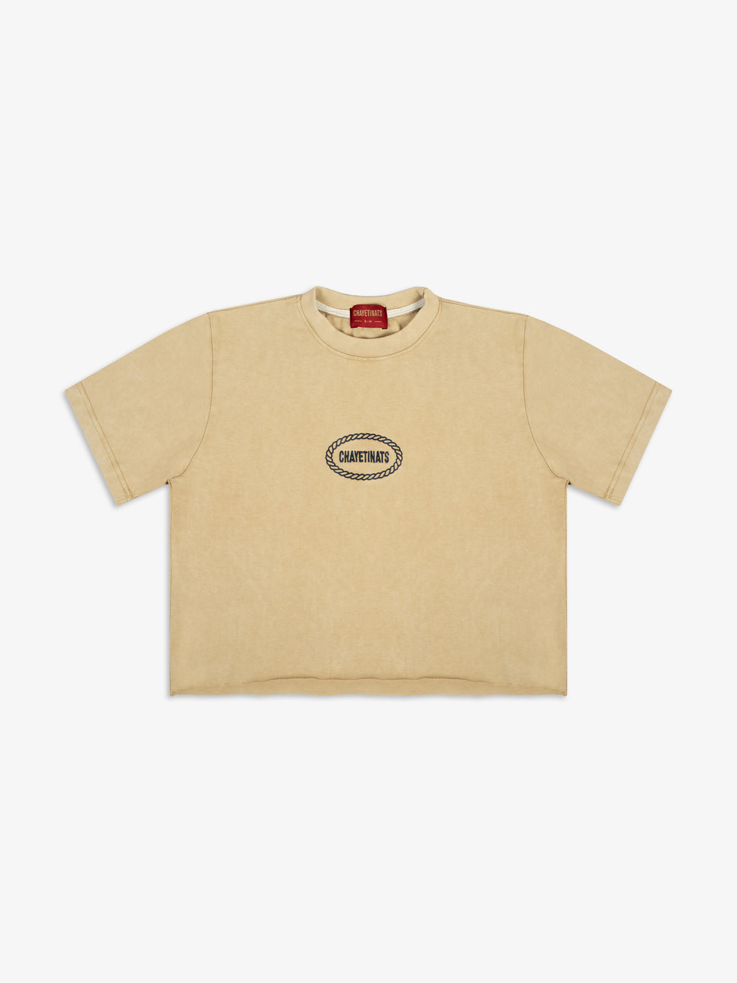 DESERT WASHED CROPPED TEE