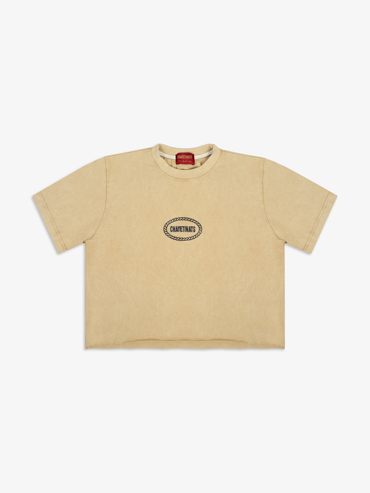 DESERT WASHED CROPPED TEE